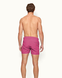 Shorter-Length Swim Short In Sunset Pink | Sunset Pink
