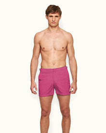 Shorter-Length Swim Short In Sunset Pink | Sunset Pink