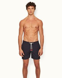 Standard Bonded Night Iris Mid-Length Bonded Drawcord Swim Shorts | Night Iris
