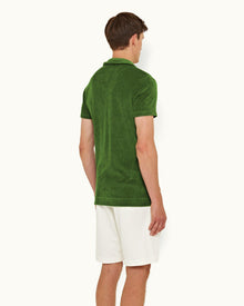 Terry Towelling Conifer Tailored Fit Towelling Resort Polo Shirt | Conifer