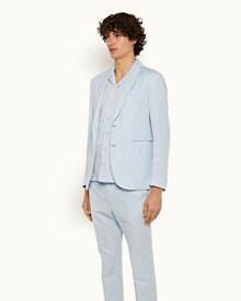 Travis Ice Blue Capri Collar Shirt | Ice Blue