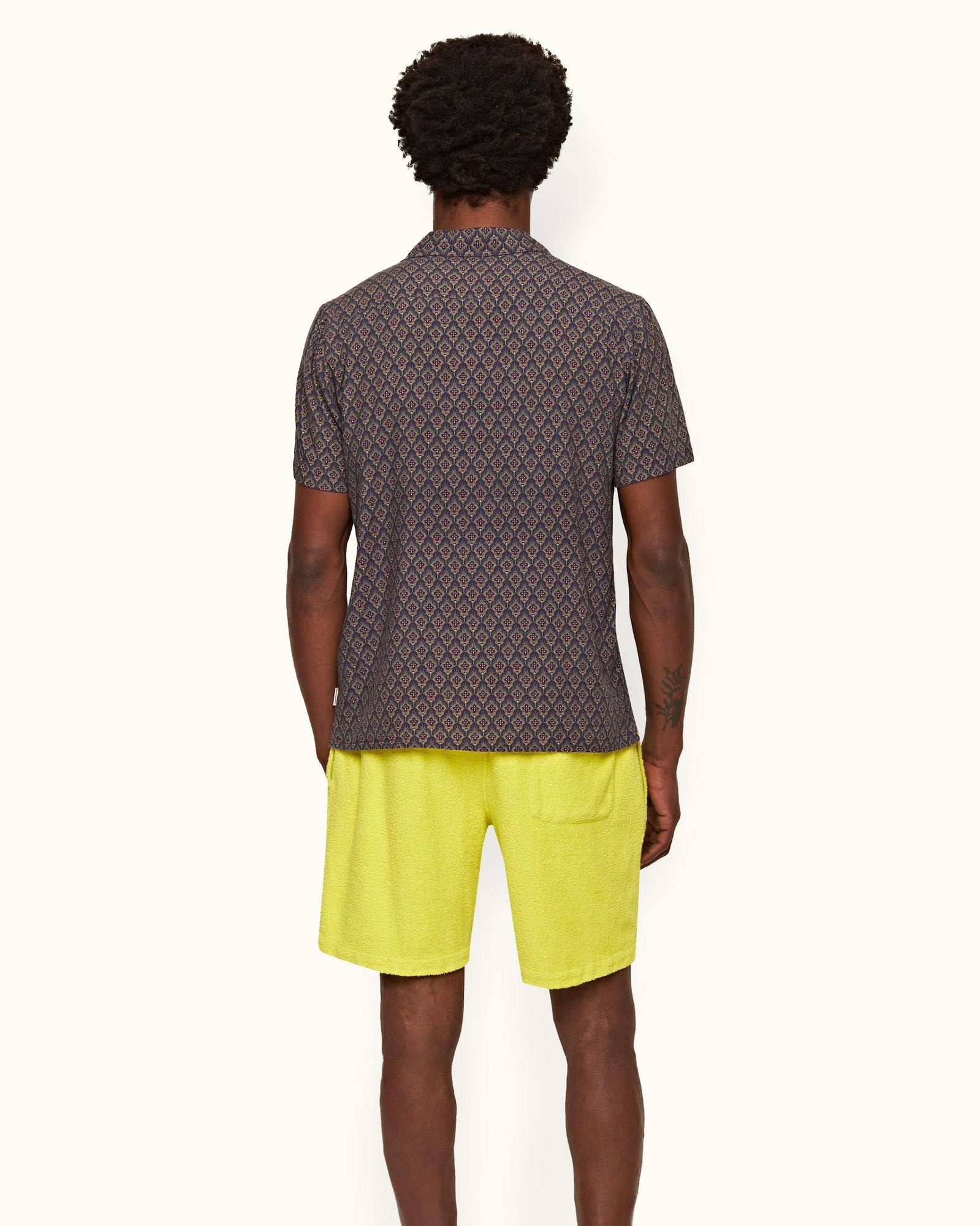 Fluro Classic Fit Towelling Drawcord Sweat Shorts | Fluro