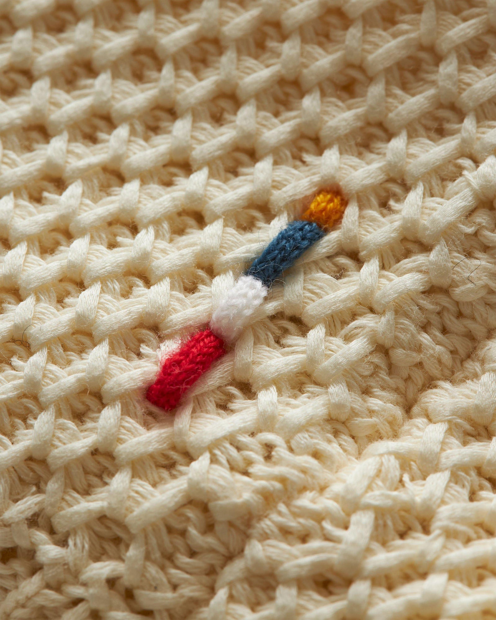 Kids | Twain Relaxed Fit, Italian Made, Textured Knit Overhead Jumper in Thasos Beach | Thasos Beach