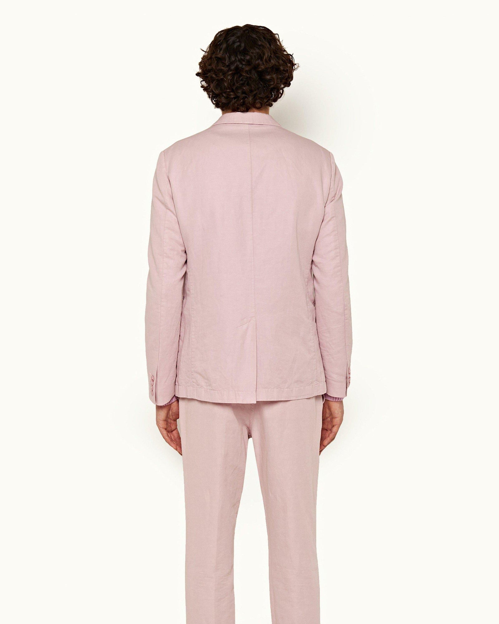 Conch Pink Two-Button Blazer | Conch Pink
