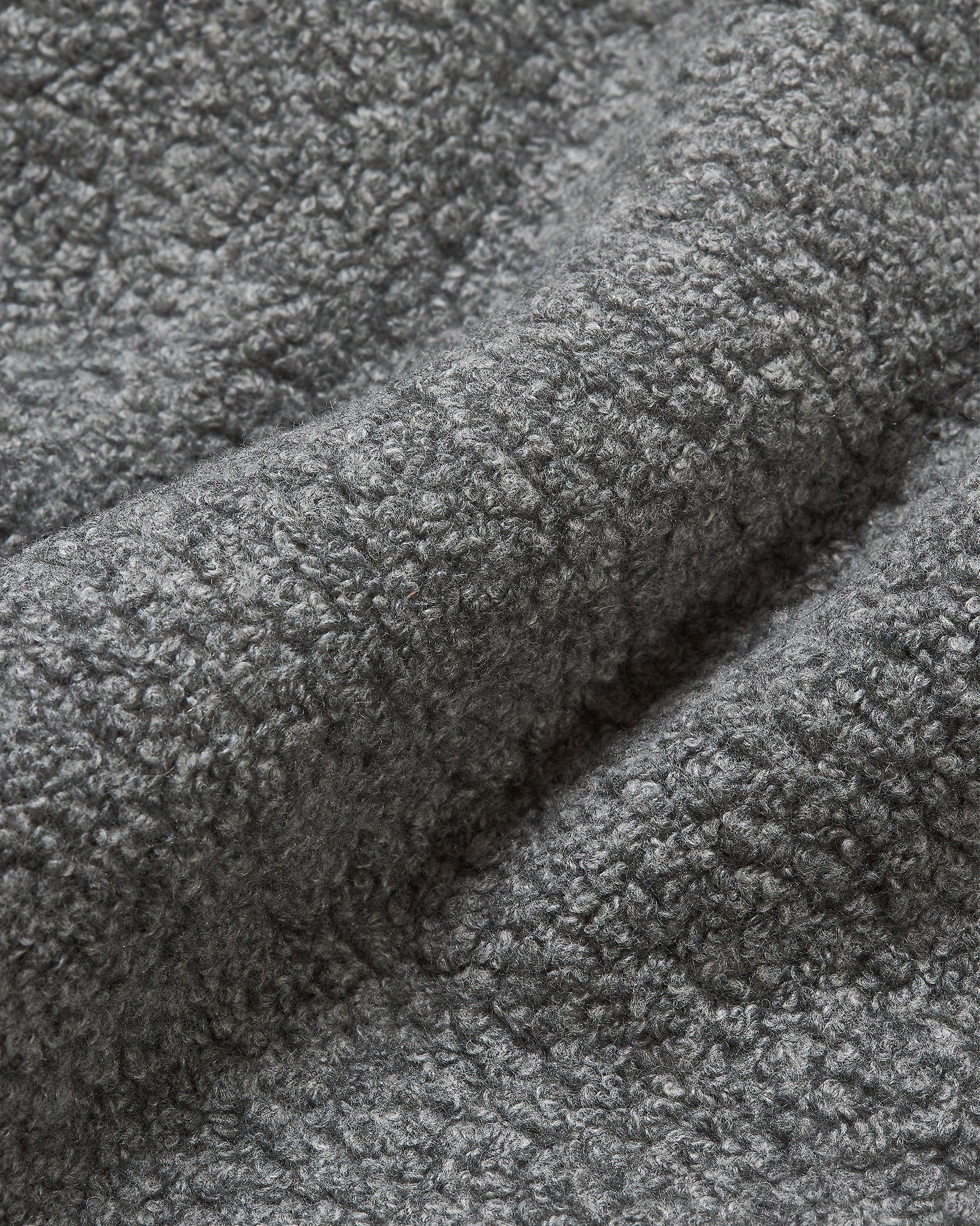 Vetle Grey Melange Relaxed Fit Hooded Fleece Sweatshirt | Grey Melange