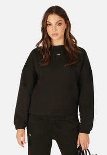 OW Collection OW Crewneck Account 002 - Black Caviar
