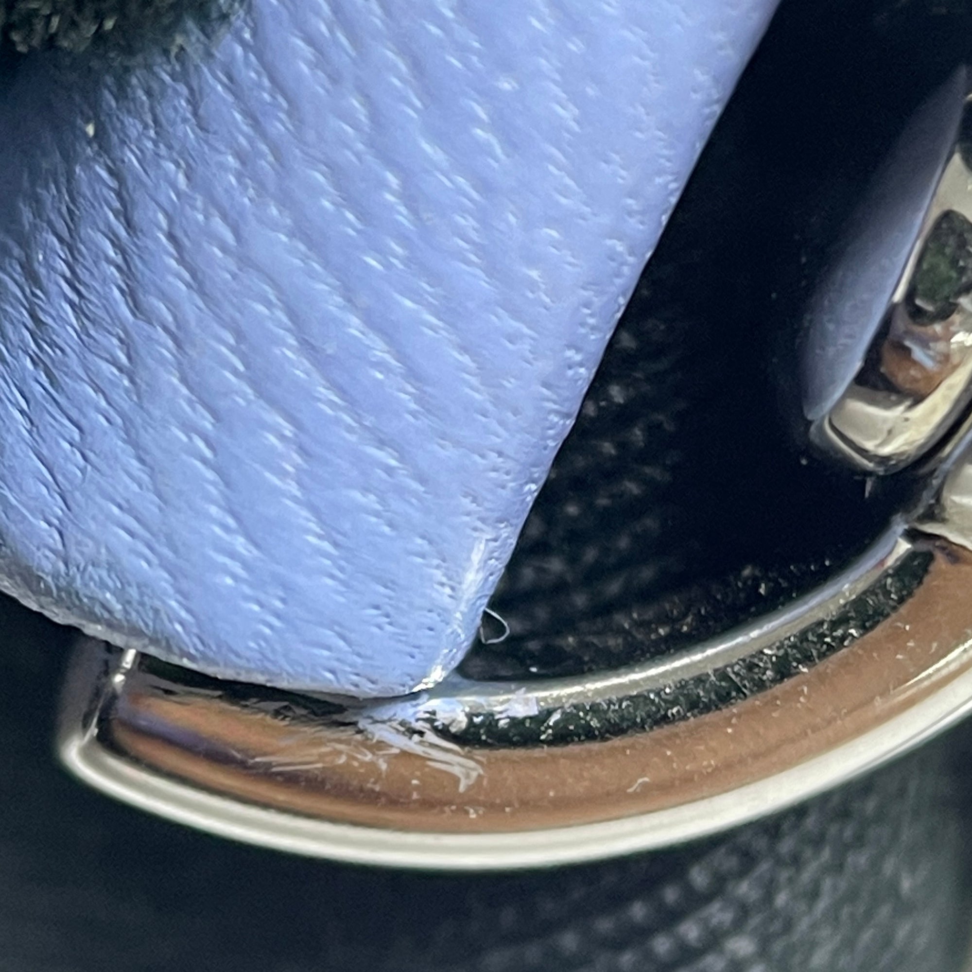 Dior | Pre-Owned Medium Tricolor Lambskin Cannage Lady - II | Purple/Red