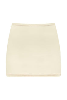 Micro Skirt | Oat Terracotta Binded