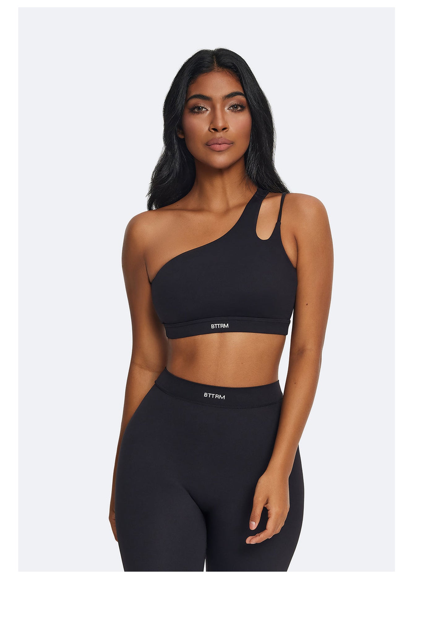 One-Shoulder Strap Top | Black