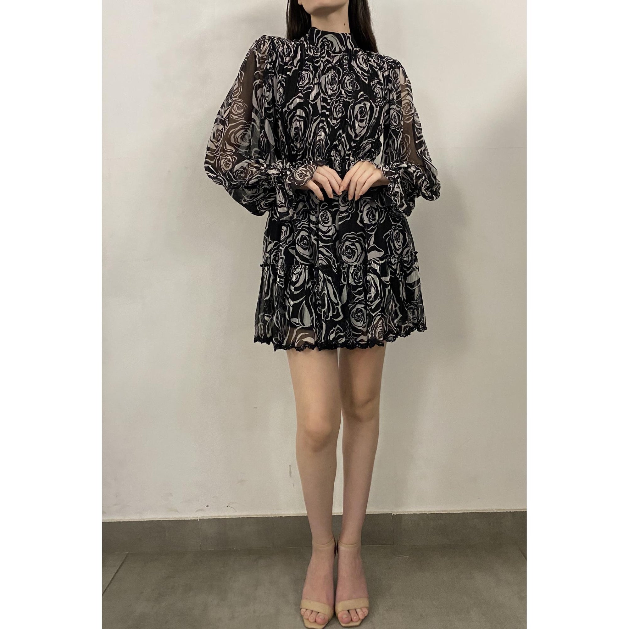 Orah Black Short Dress