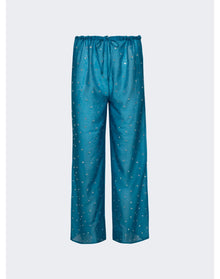 Oséree | Women | Gem Pants | Turquoise x Crystal