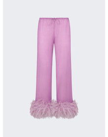 Oséree | Women | Lumiere Plumage Long Pants | Lilac