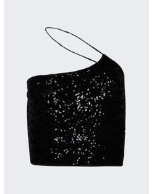 Oséree | Women | Sequined One Strap Top | Black