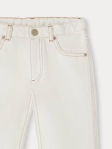 Boy | Dewey Denim Pants | Ecru