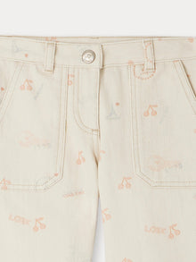 Girl | Gretchen Denim Pants | Terracotta
