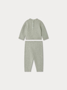 Boy | Gavin Set In Cotton And Wool | Turtledove Gray