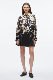 Double Zip Utility Skirt | Black