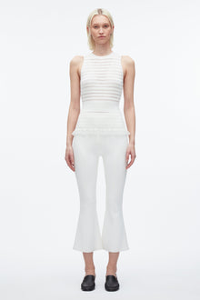 Shadow Stripe Tank | Ivory