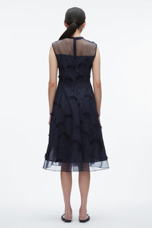 Fil Coupe Midi Dress | Midnight