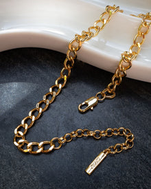 The Classique Curb Chain (8mm) - Gold | Plated Gold