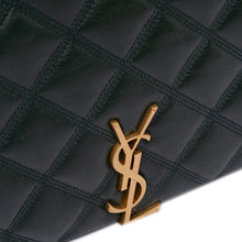 Saint Laurent | Pre-Owned Small Quilted Lambskin Becky Chain Shoulder Bag | Green/Dark Green