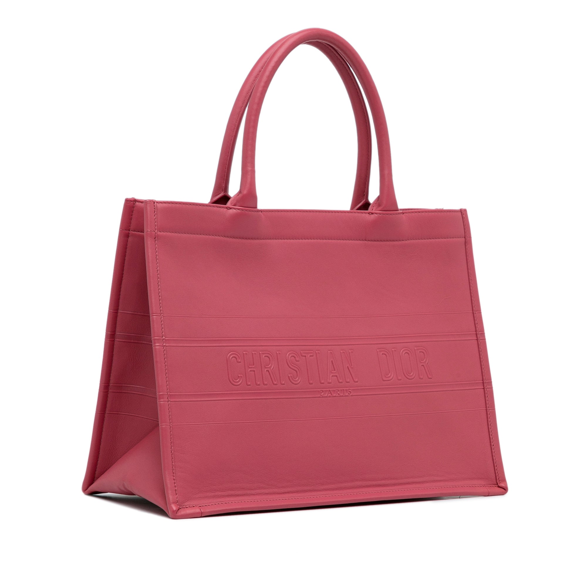 Dior | Pre-Owned Medium Embossed Book Tote - II | Pink