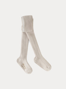 Unisex | Baby Ribbed Tights | Puce