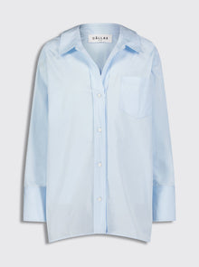 Petra Poplin Shirt | Blue