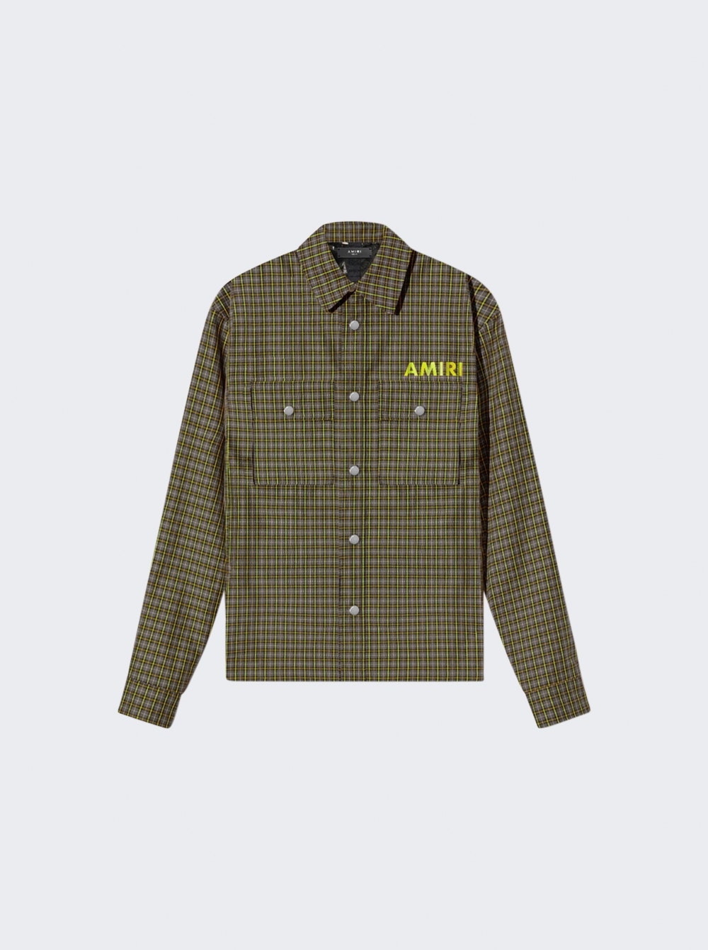Men | Amiri | Logo Overshirt | Sage Green