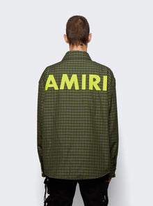Men | Amiri | Logo Overshirt | Sage Green