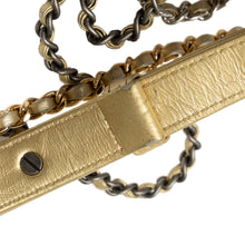 Chanel | Pre-Owned Small Metallic Lambskin Gabrielle Crossbody | Gold