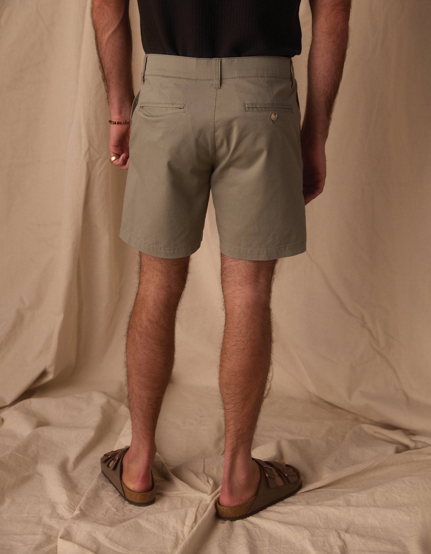 Men | Stretch Chino Short | Moss