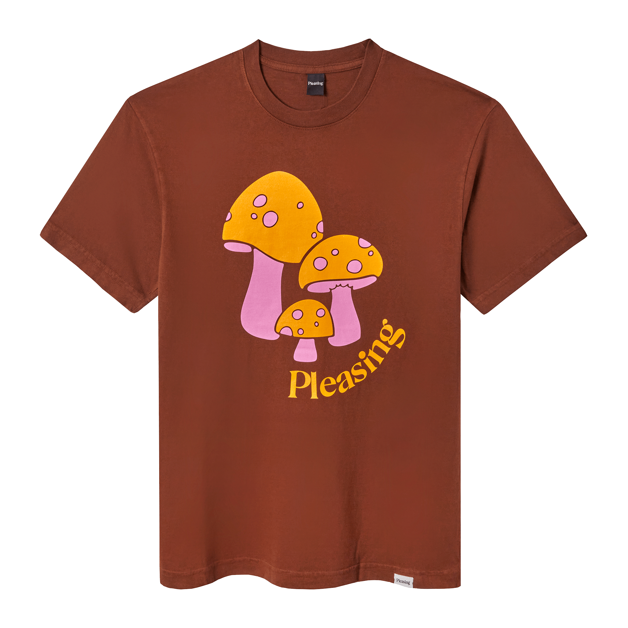 The Pleasing Mushroom Tee | Brown