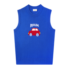 The Drive Me Crazy Knitted Vest | Blue