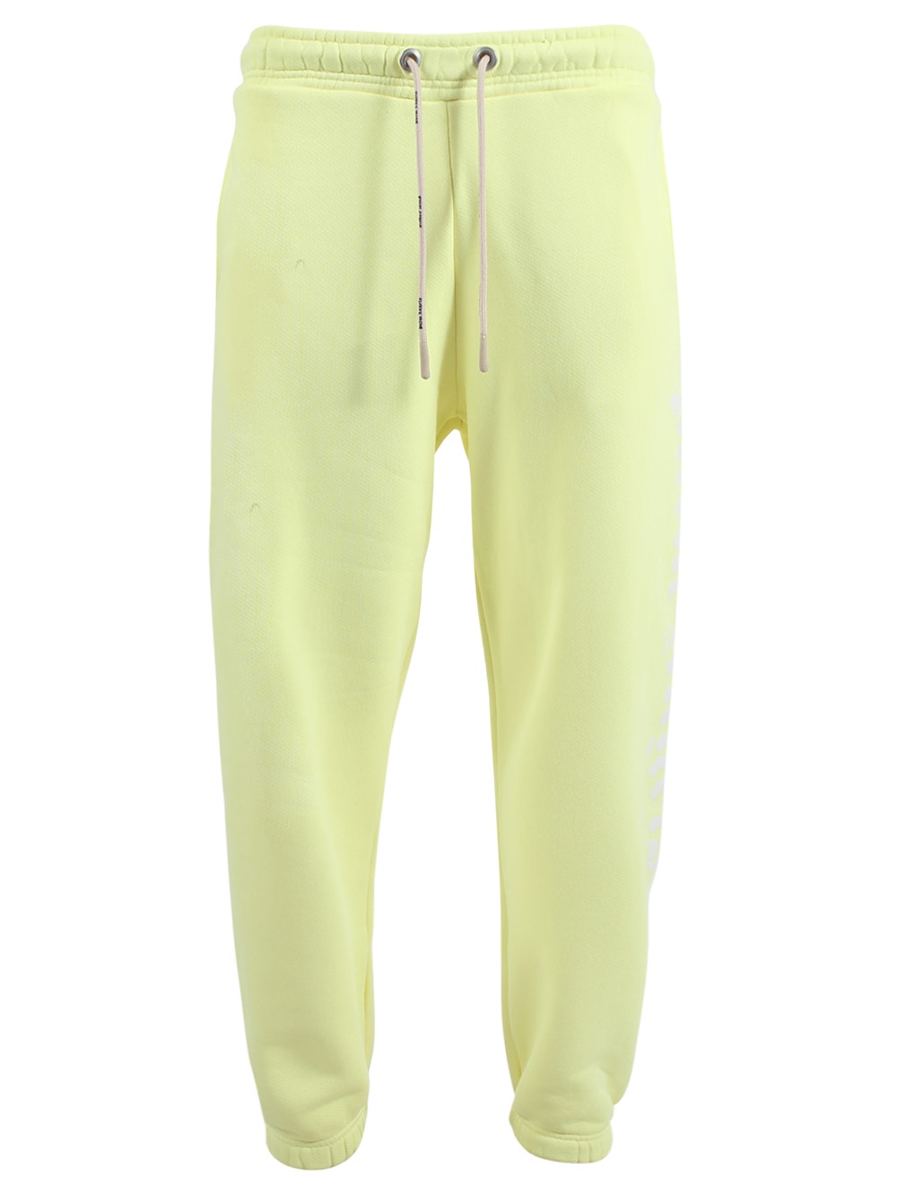 Men | Palm Angels | Logo Drawstring Motif Sweatpants | Fluorescent Yellow