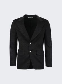 Men | Palm Angels | Tonal Leopard Blaxer | Black