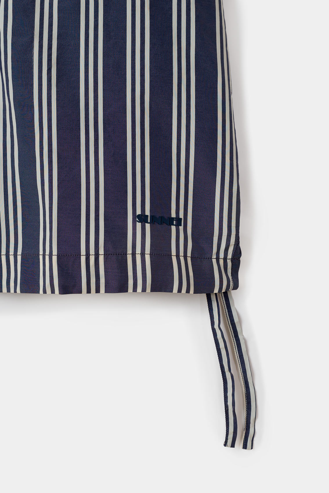 Polo Shirt | Men | White x Blue Stripes