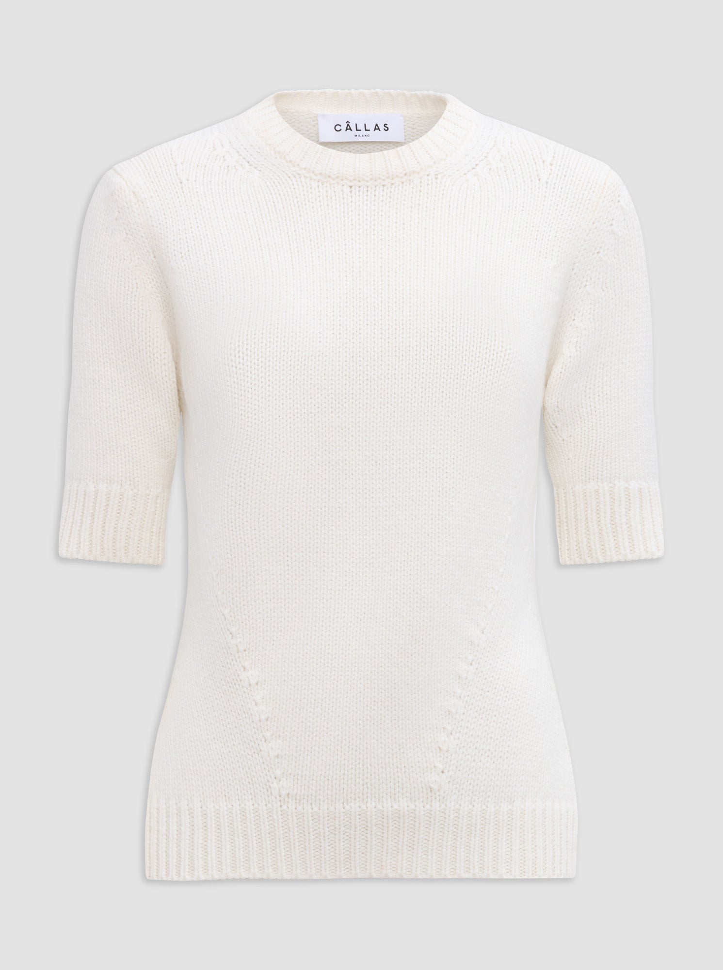 Portia Crewneck Cashmere Sweater | Ivory