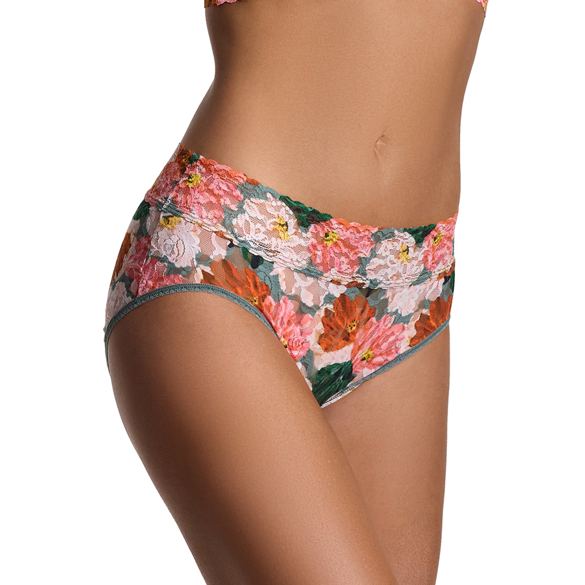 Signature Lace French Brief | Paint Me Like… (Green)