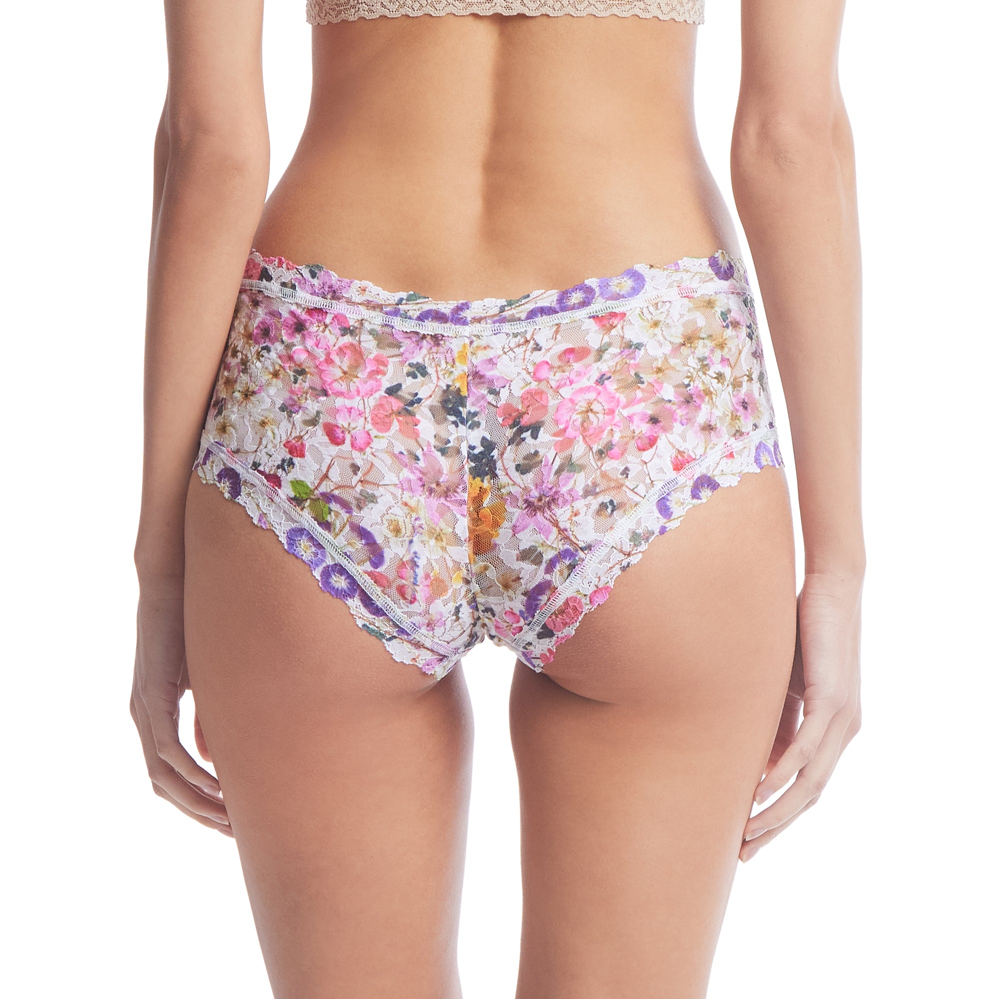 Signature Lace Boyshort | Pressed Boquet Print