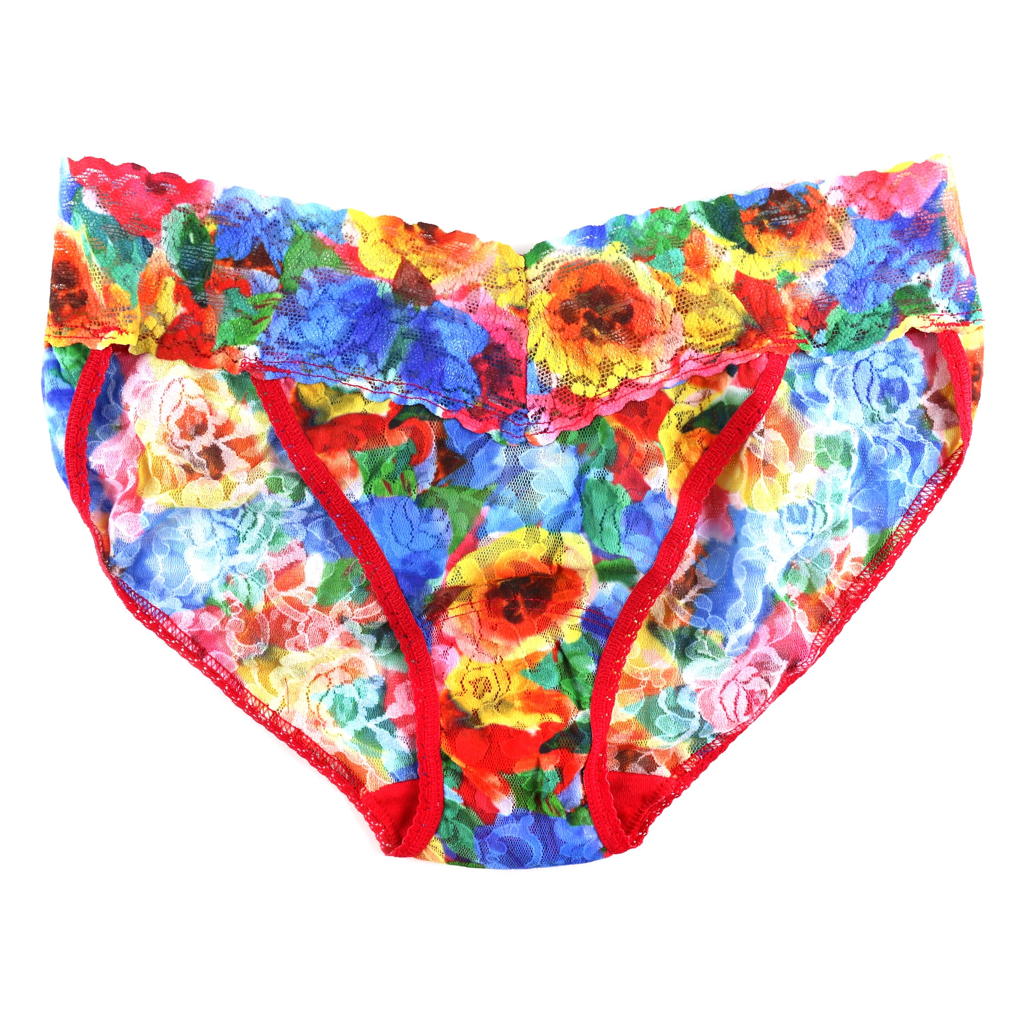 Signature Lace V-Kini | Bold Blooms