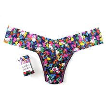 Signature Lace Low Rise Thong | Confetti Floral