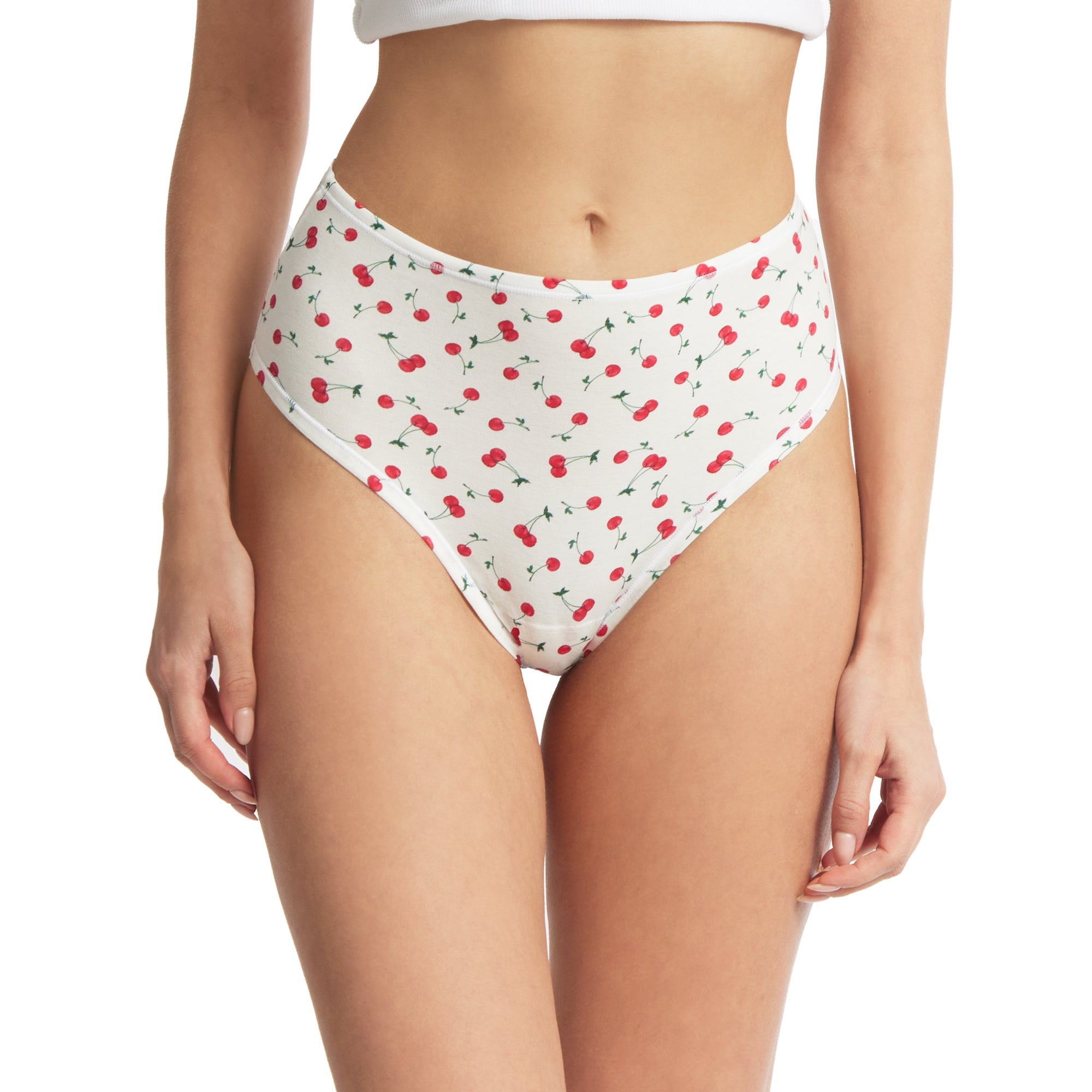 PlayStretch Hi-Rise Thong | Cherry On Top