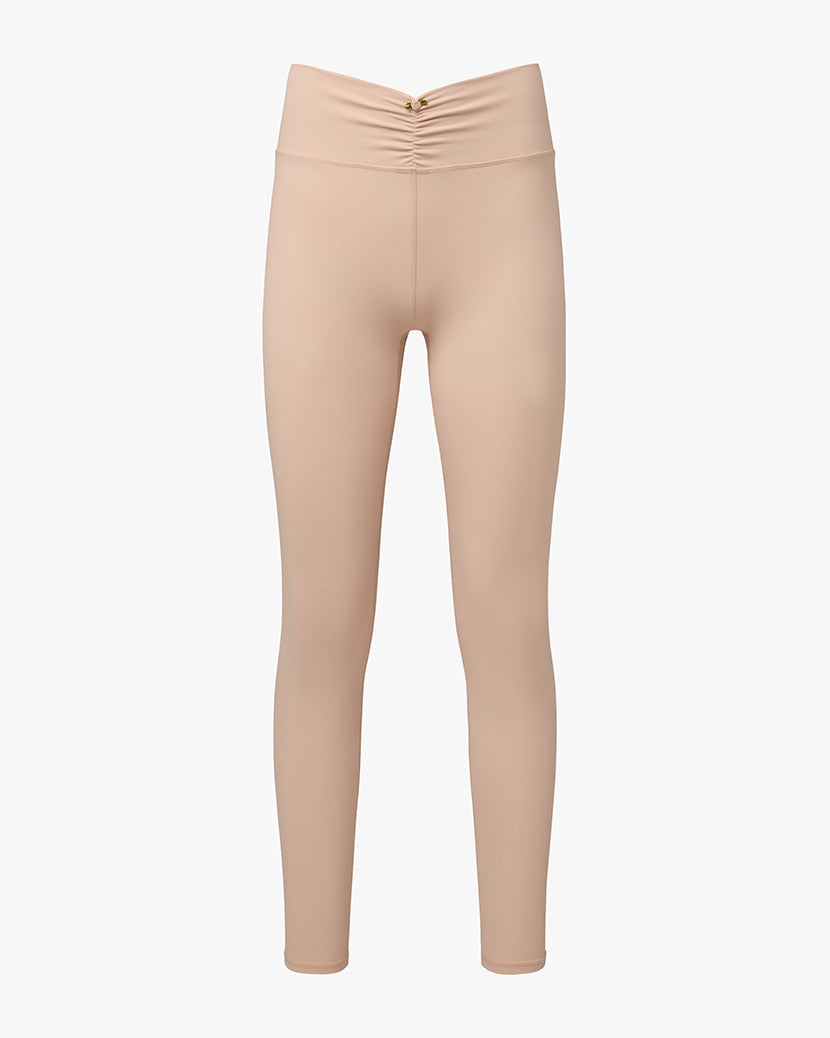 Ruched V-legging | Ballet Slipper