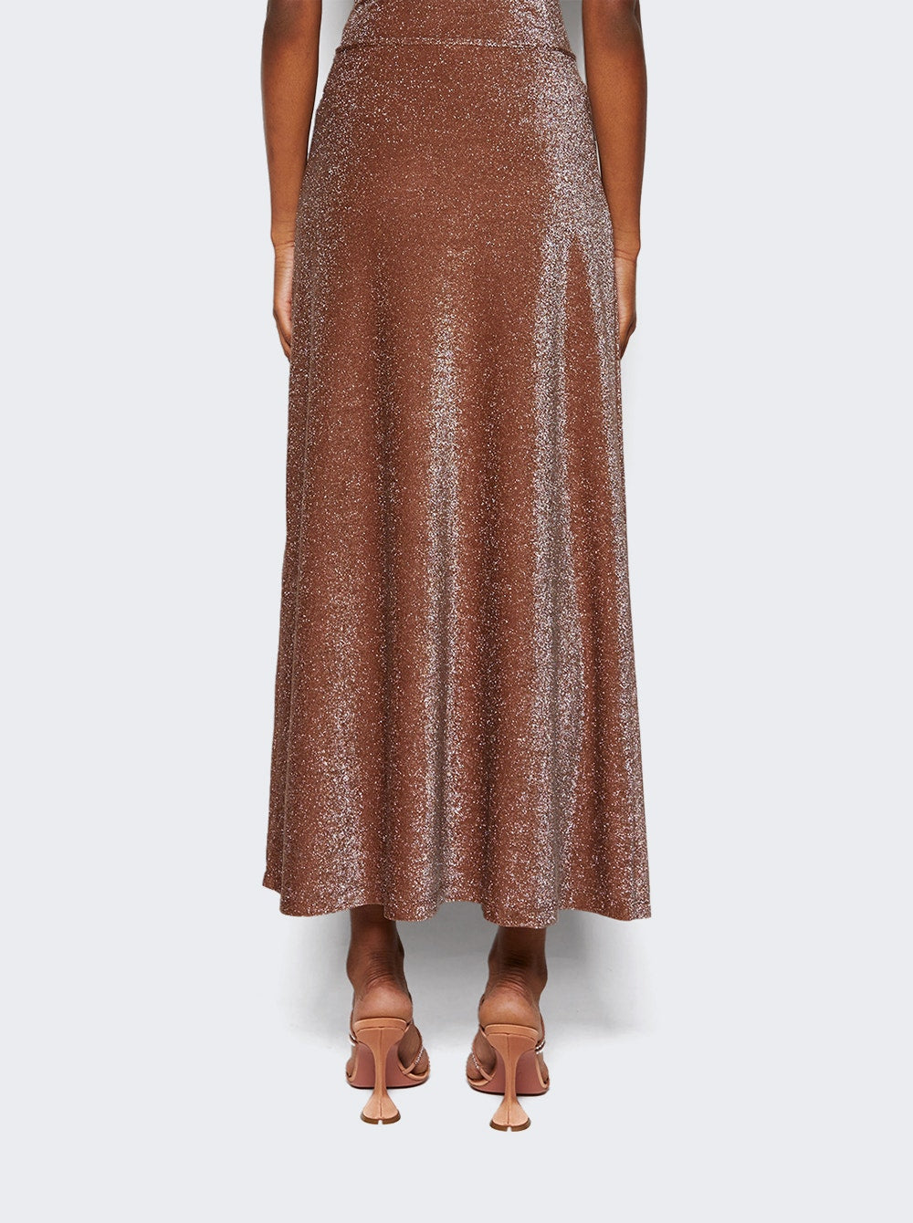 Johanna Ortiz | Rainstorm Midi Skirt Dark Chocolate | Brown