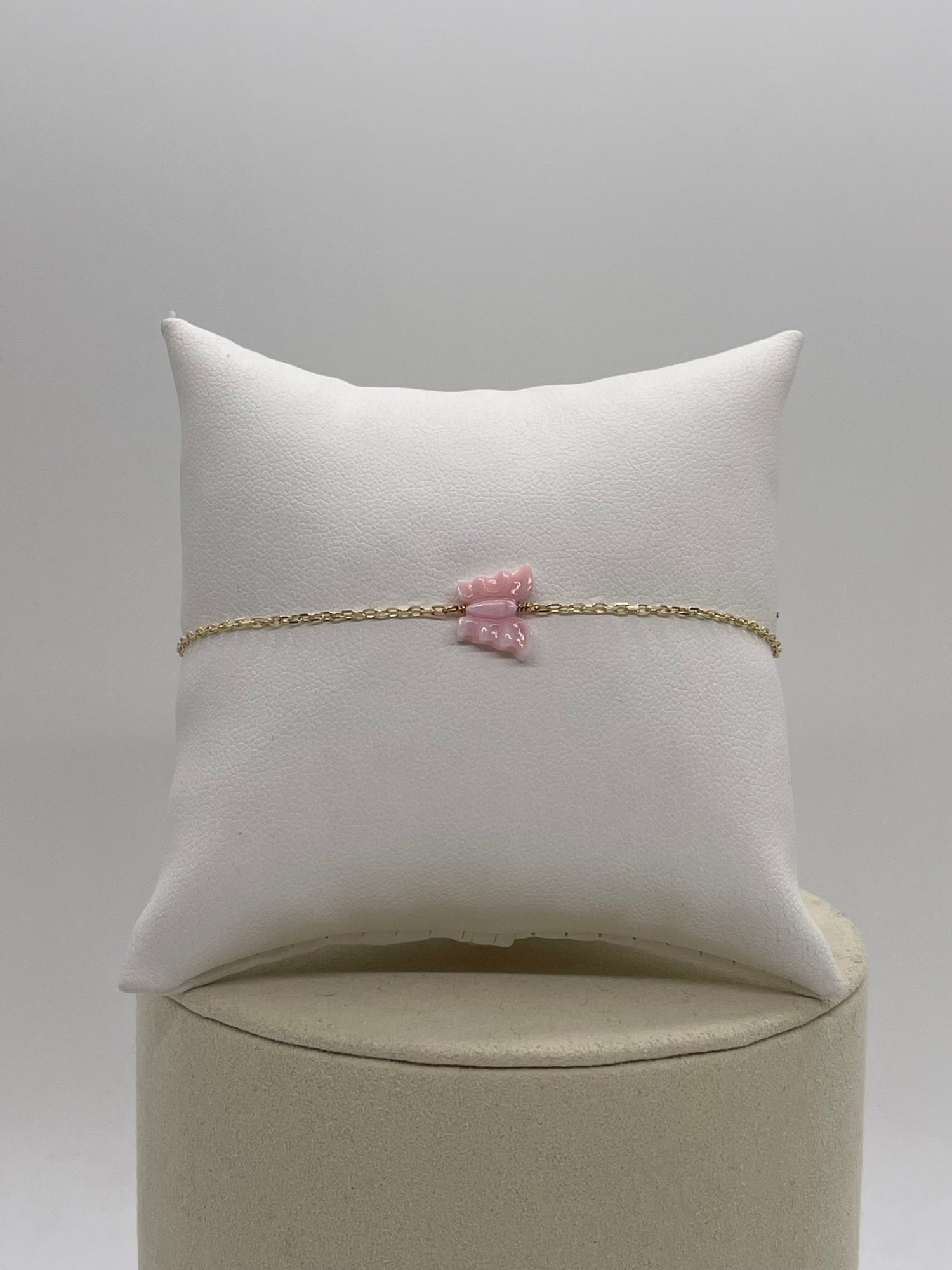 Pink Butterfly MOP Bracelet