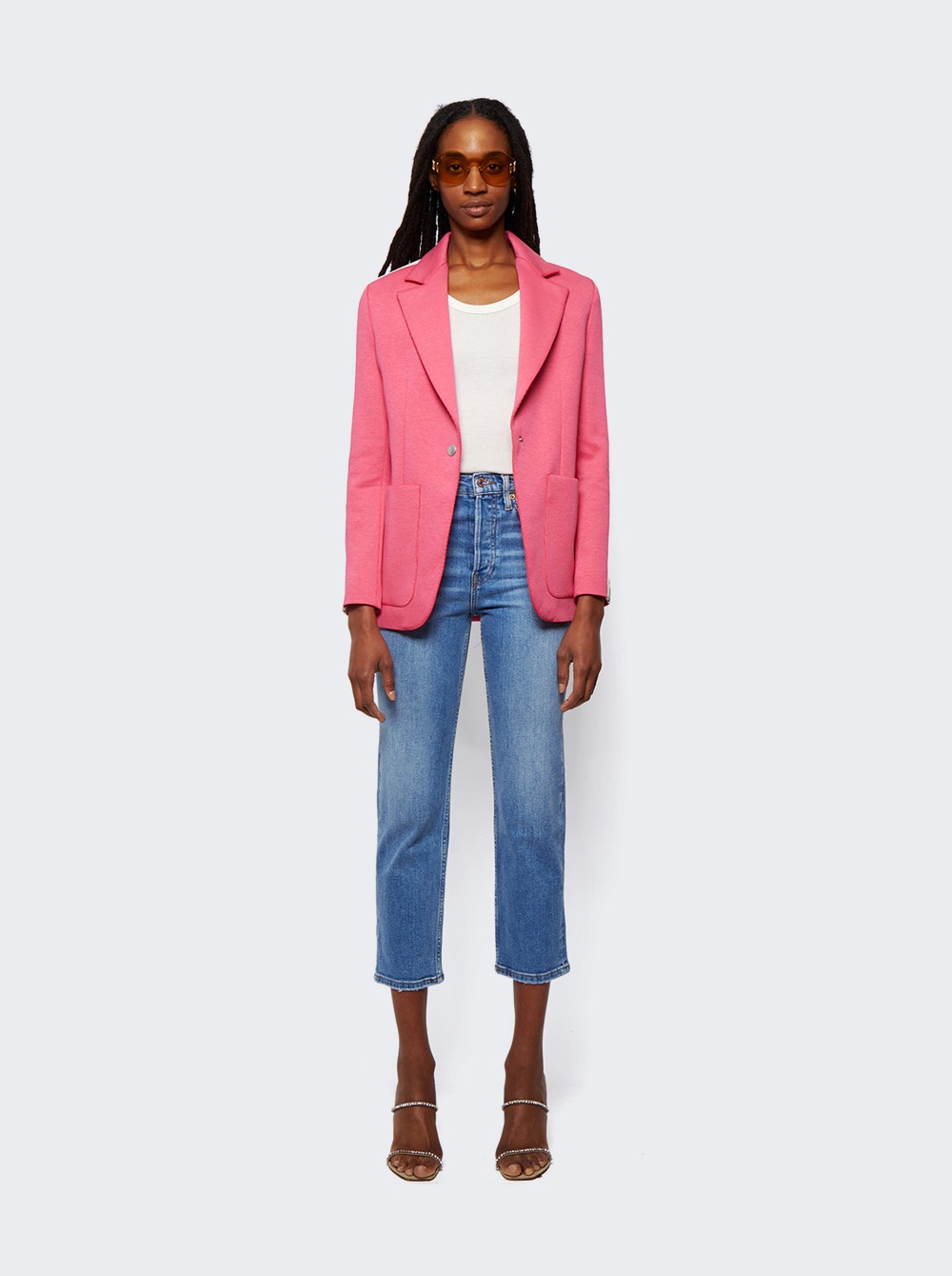 Women | Palm Angels | Track Blazer | Fuchsia