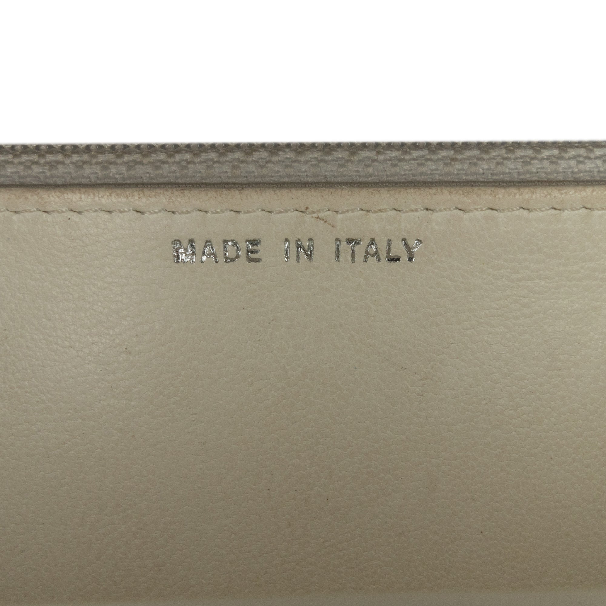 Chanel | Pre-Owned CC Coated Tweed Wallet On Chain - II | Brown/Beige