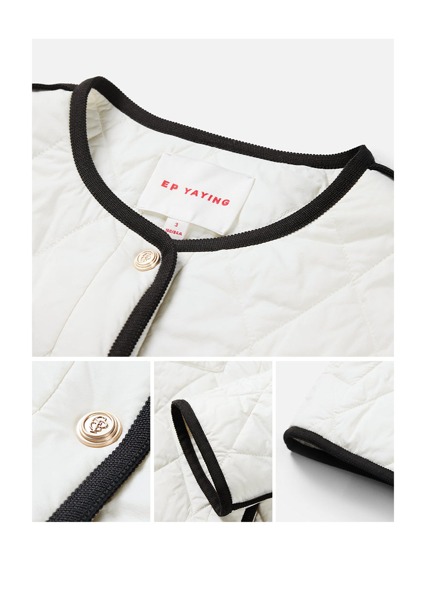Parisian-Style Cotton Jacket | White
