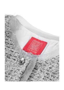 Parisian-style Boucle Jacket | Grey